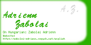 adrienn zabolai business card